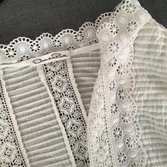 OSCAR DE LA RENTA VINTAGE BLOUSE - Picture 7 of 7